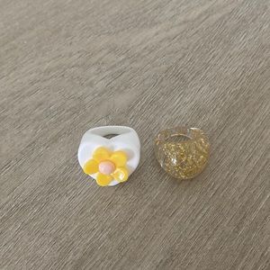 90s Plastic Rings
